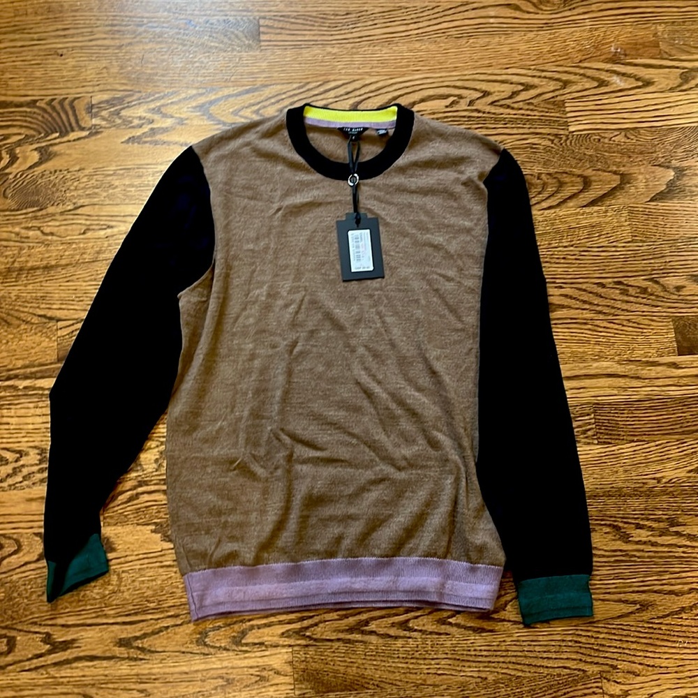 Ted Baker, London color block crewneck